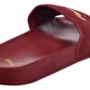 Leadcat 2.0 Suede Slides “Red Gold”