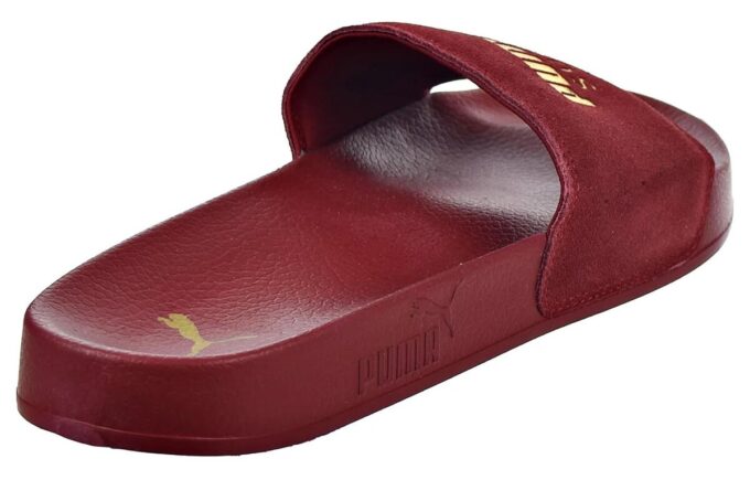Leadcat 2.0 Suede Slides “Red Gold”