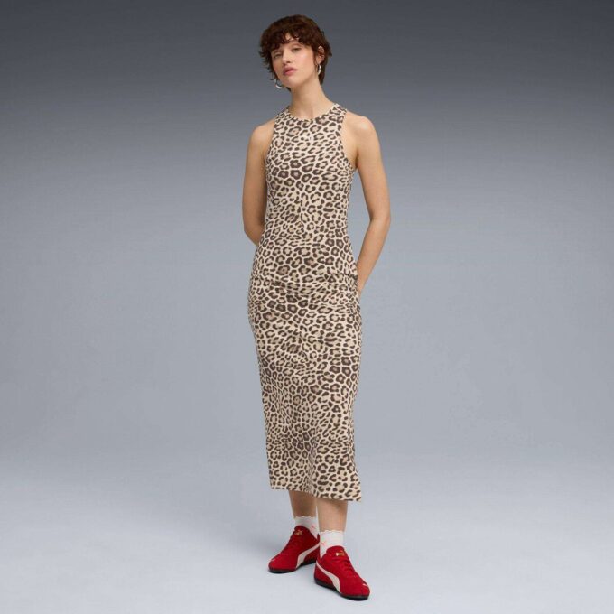 Leopard Luxe Women Animal Print Slim Dress Leopard Luxe Women Animal Print Slim Dress