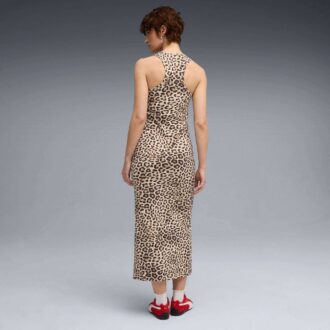 Leopard Luxe Women Animal Print Slim Dress