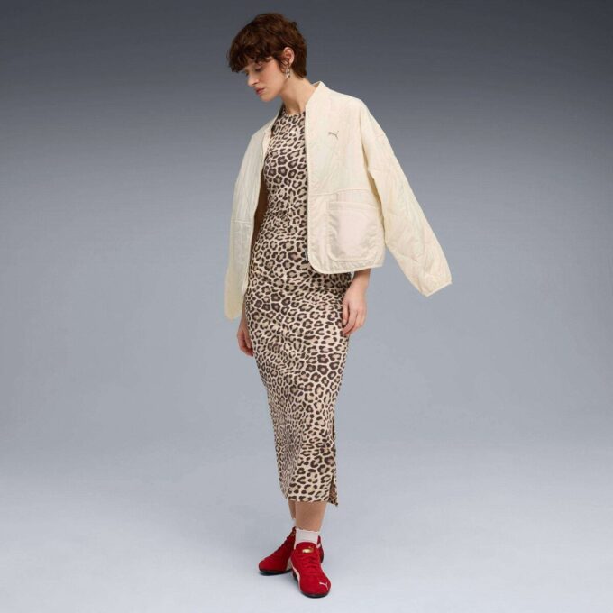 Leopard Luxe Women Animal Print Slim Dress Leopard Luxe Women Animal Print Slim Dress