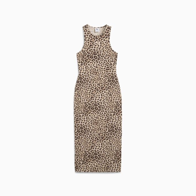 Leopard Luxe Women Animal Print Slim Dress Leopard Luxe Women Animal Print Slim Dress