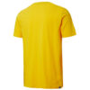 Letter Logo Printed Cotton Short Sleeve Yellow