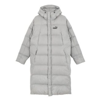Lightweight Hooded Down Coat “Grey”