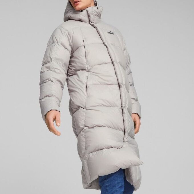 Lightweight Hooded Down Coat “Grey”