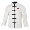 limited CNY Yott Stand Collar logo Jacket White