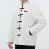 limited CNY Yott Stand Collar logo Jacket White