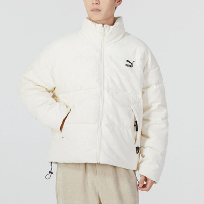 Logo Athletic Jacket “White”