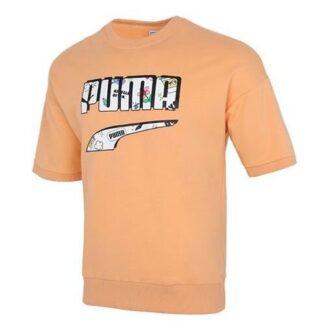 Logo Essentials T-Shirt “Orange White”