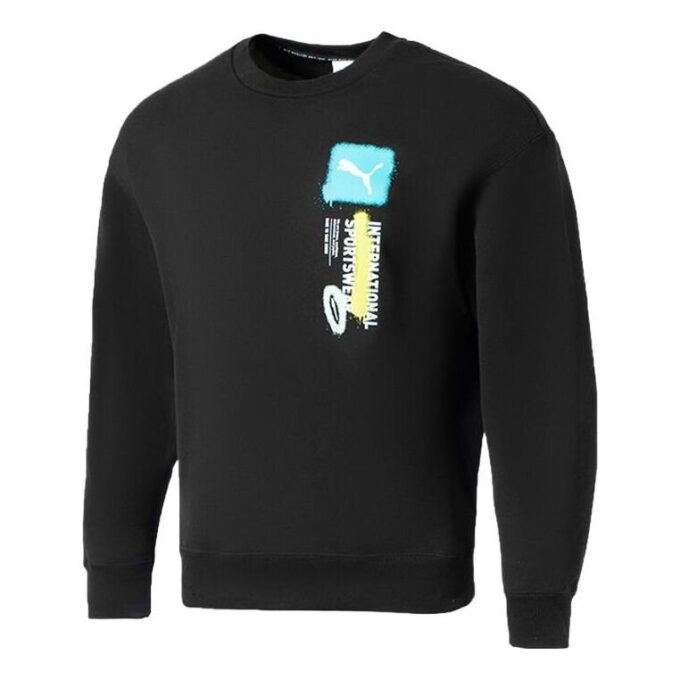 Logo International Sportswear Sweatshirt “Black”