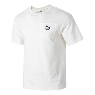 Logo Pocket T-shirt “White”