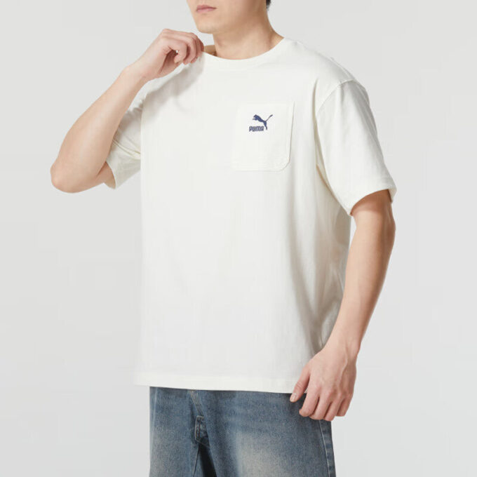 Logo Pocket T-shirt “White”