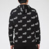 Logo Printed Casual Sports Hooded Sweater Men”s Black