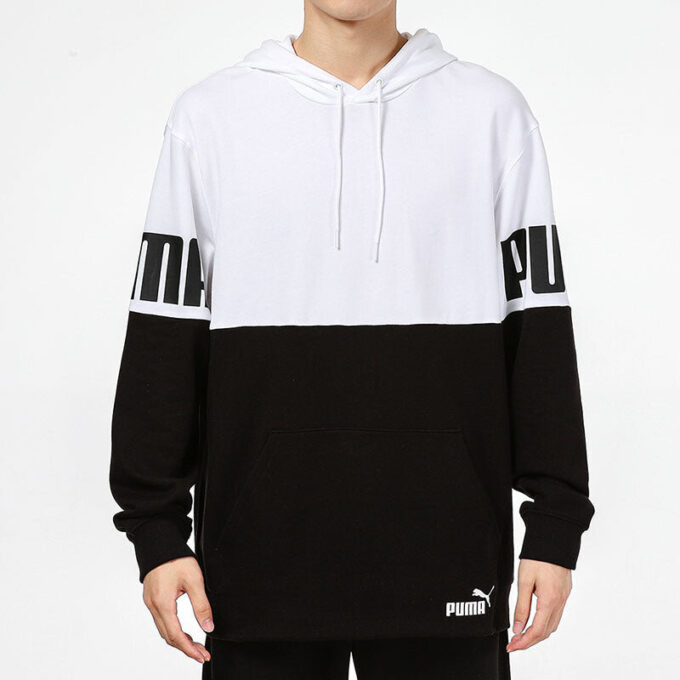 Logo Printing Sports Breathable Black White Colorblock “Black White”