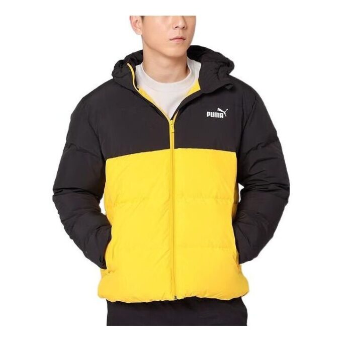 Logo Puffer Down Jacket “Yellow”