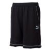 Logo Shorts “Black with White Stitching”