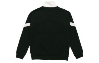 Logo Sports Stand Collar Jacket Black