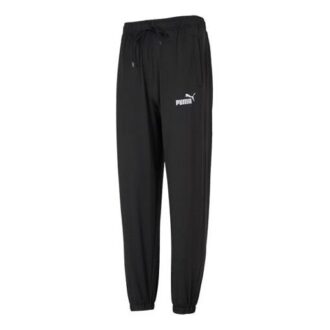 Logo Straight Fit Trackpants “Black”