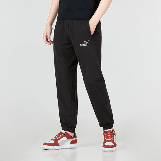 Logo Straight Fit Trackpants “Black”