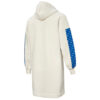 Long Fleece Jacket “White Blue”