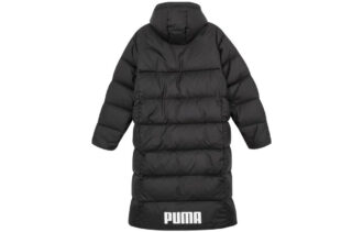 Long Oversized Down Coat “Black White”