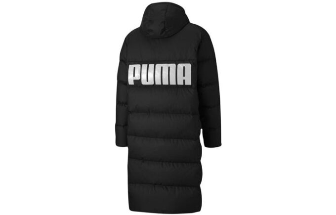 Long Oversized Down Jacket “Black White”