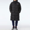Long Oversized Down Jacket “Black White”