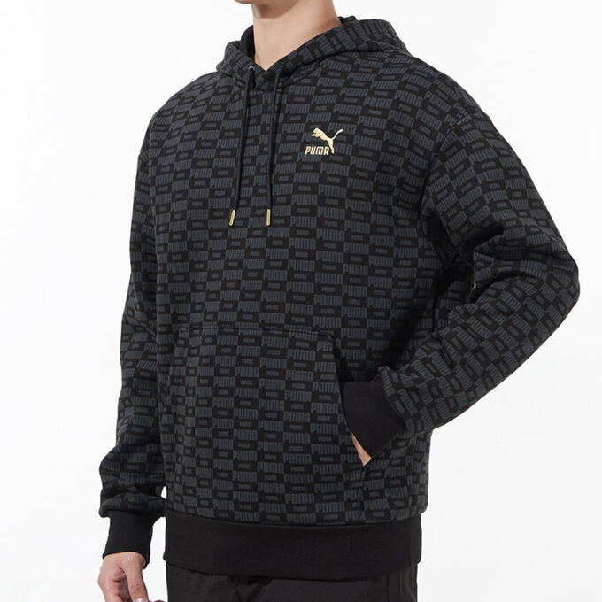 Luxe Aop Full Print Logo Knit Black