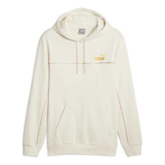 Luxe Crew Embroidered Logo Sports hoodie “Beige”