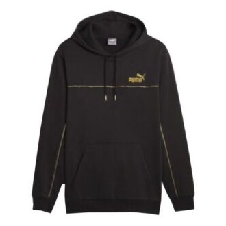 Luxe Crew Embroidered Logo Sports hoodie “Black”