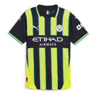 Manchester City 24/25 Away Authentic Player Edition Jersey “Navy Yellow”