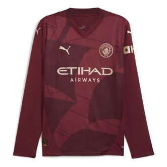 Manchester City 24/25 Away LS Jersey “Red”