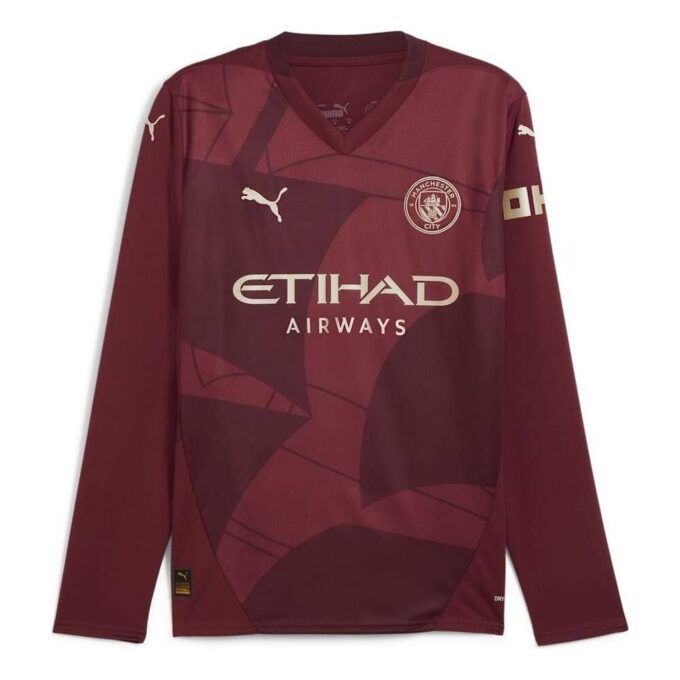 Manchester City 24/25 Away LS Jersey “Red”