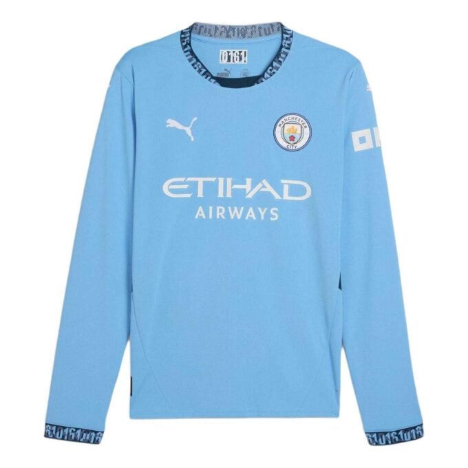 Manchester City 24/25 Home Long Sleeve Jersey “Blue White”