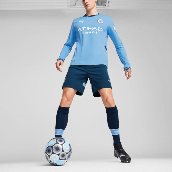 Manchester City 24/25 Home Long Sleeve Jersey “Blue White”