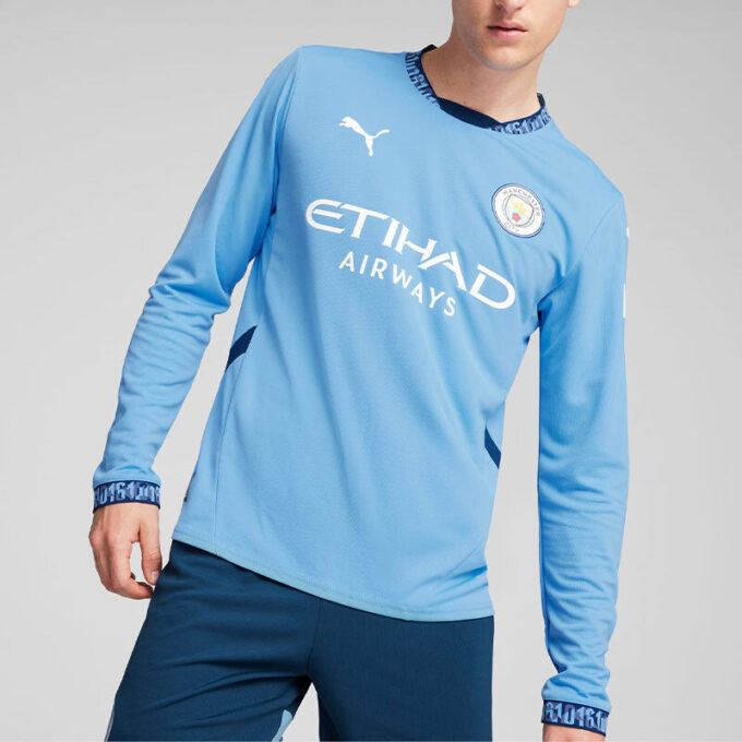Manchester City 24/25 Home Long Sleeve Jersey “Blue White”