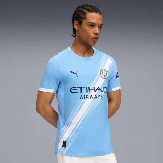 Manchester City 25/26 Home Authentic Men Soccer Jersey Manchester City 25/26 Home Authentic Men Soccer Jersey