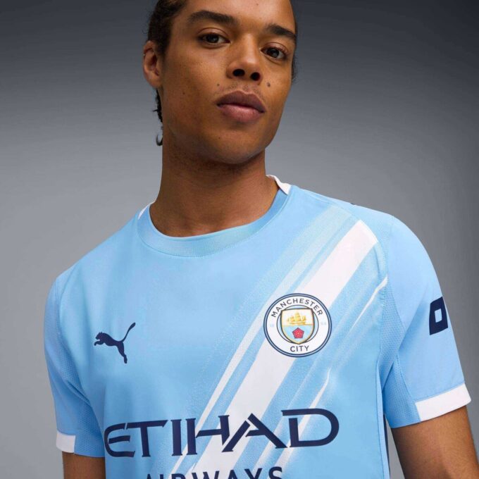 Manchester City 25/26 Home Authentic Men Soccer Jersey Manchester City 25/26 Home Authentic Men Soccer Jersey