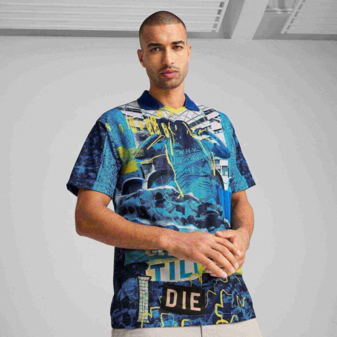 Manchester City ftblNRGY+ Men Retro Jersey Manchester City ftblNRGY+ Men Retro Jersey