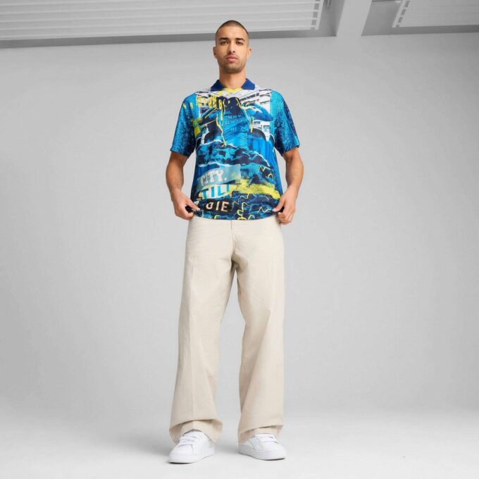 Manchester City ftblNRGY+ Men Retro Jersey Manchester City ftblNRGY+ Men Retro Jersey