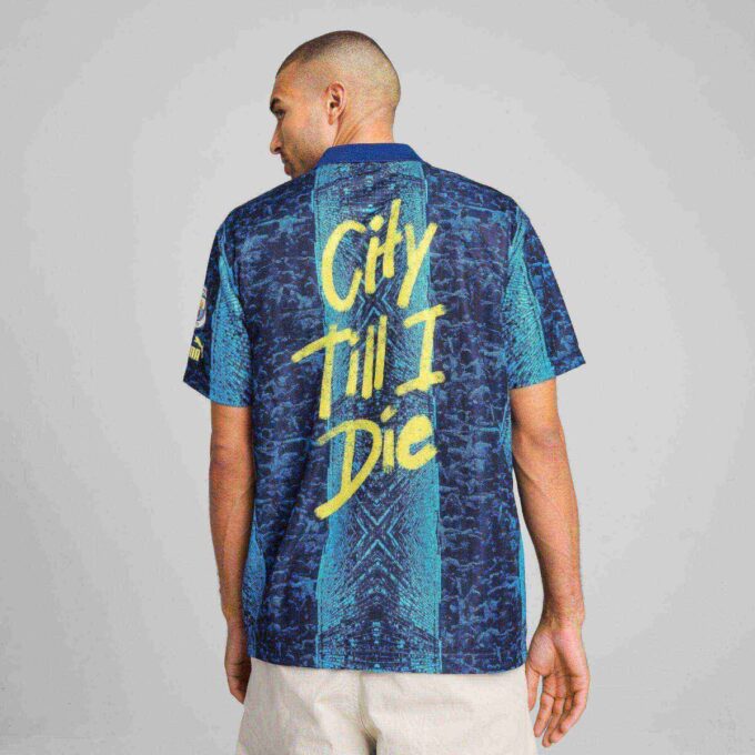 Manchester City ftblNRGY+ Men Retro Jersey Manchester City ftblNRGY+ Men Retro Jersey