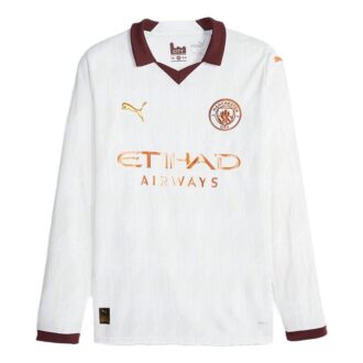 Manchester City Kids Away Shirt 2023/24 Season “White”