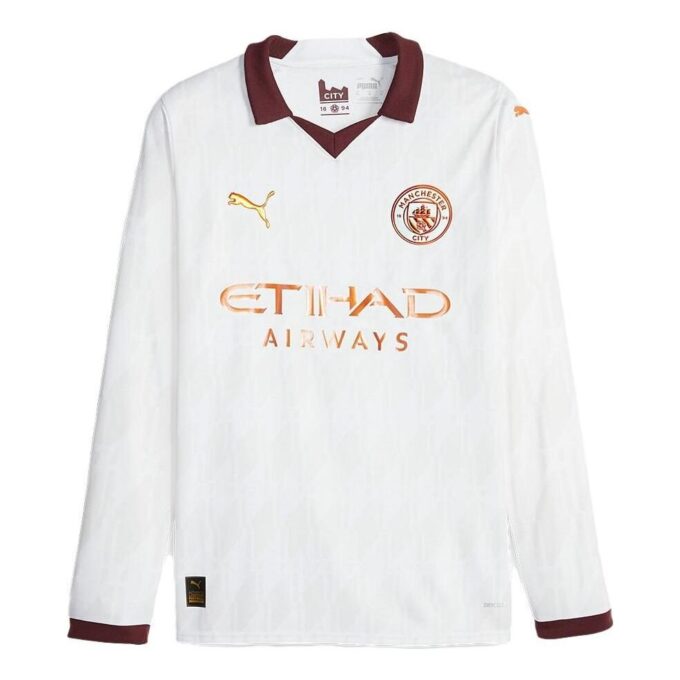 Manchester City Kids Away Shirt 2023/24 Season “White”