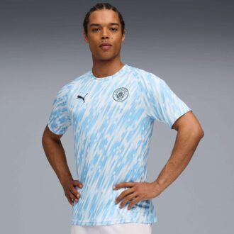 Manchester City Men Soccer Warm-Up Jersey Manchester City Men Soccer Warm-Up Jersey
