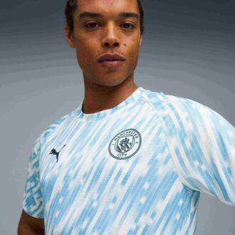 Manchester City Men Soccer Warm-Up Jersey Manchester City Men Soccer Warm-Up Jersey