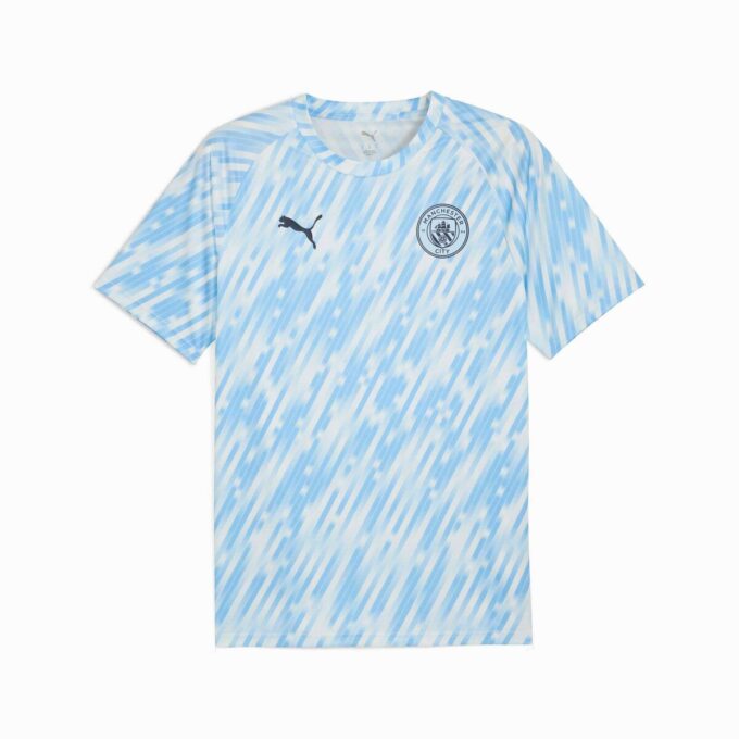 Manchester City Men Soccer Warm-Up Jersey Manchester City Men Soccer Warm-Up Jersey