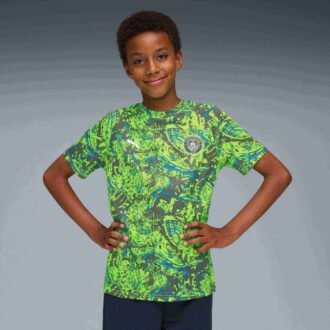 Manchester City Prematch Big Kids’ Soccer Warm-Up Jersey