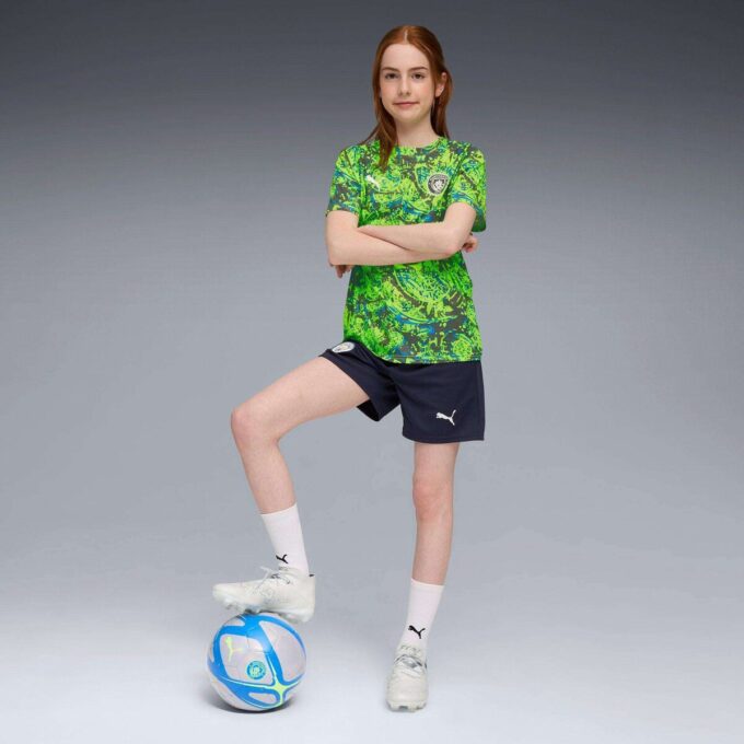 Manchester City Prematch Big Kids’ Soccer Warm-Up Jersey Manchester City Prematch Big Kids’ Soccer Warm-Up Jersey