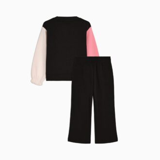 Matching Sets Toddlers’ Fleece Sweatshirt and Wide Leg Pants Matching Sets Toddlers’ Fleece Sweatshirt and Wide Leg Pants