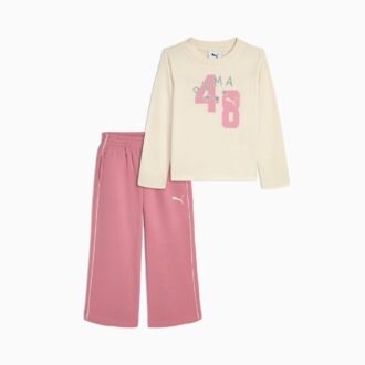 Matching Sets Toddlers’ Long Sleeve Tee and Wide Leg Pants Matching Sets Toddlers’ Long Sleeve Tee and Wide Leg Pants